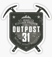 Outpost 31 (aged look) Sticker
