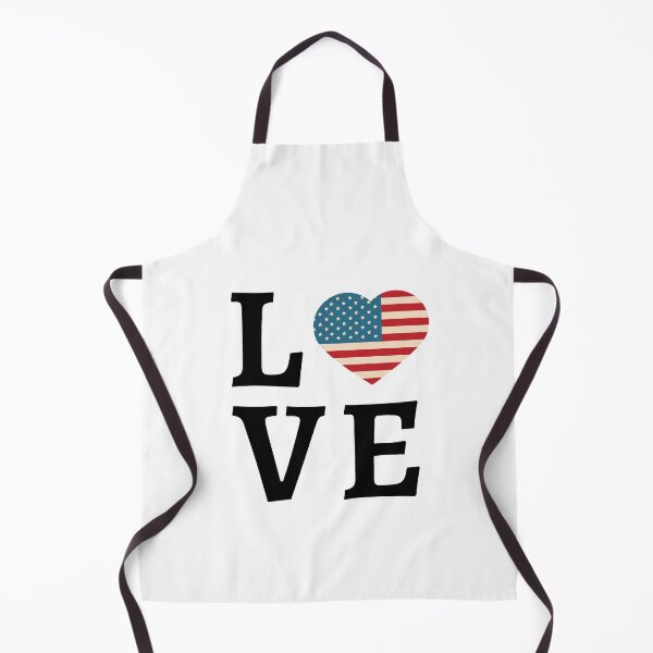 Item preview, American flag Love text designed and sold by Dunn Designs.