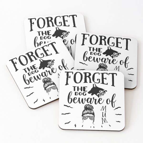 Item preview, Forget the Dog Beware of Mum - Funny Design for Mom for Mothers Day  designed and sold by Prince - Bestseller ★★★★★.
