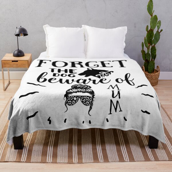 Item preview, Forget the Dog Beware of Mum - Funny Design for Mom for Mothers Day  designed and sold by Prince - Bestseller ★★★★★.