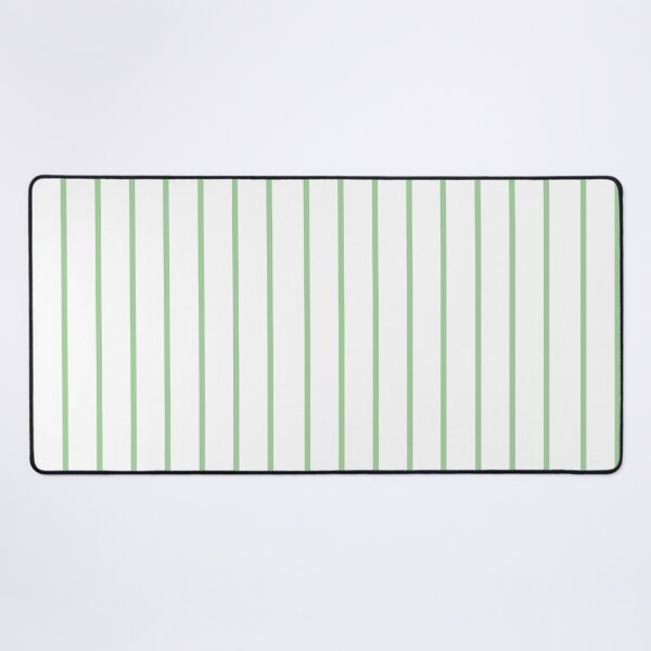 Item preview, Narrow green and white stripes designed and sold by LittleBettyMakes.