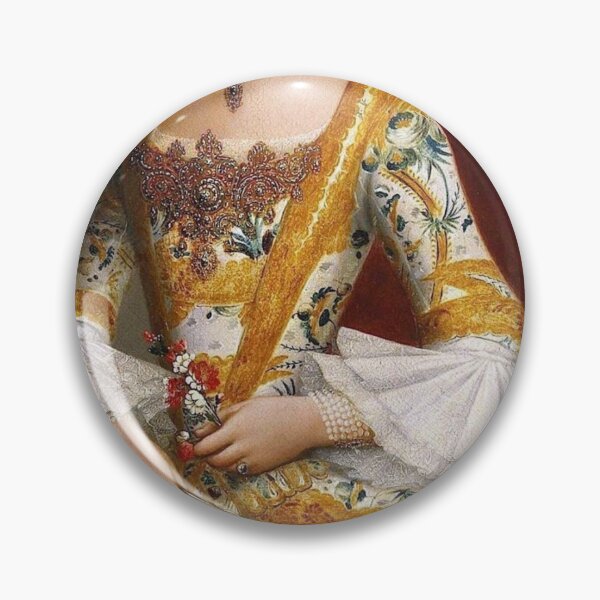 Item preview, Woman With Embroidered Dress Renaissance Painting  designed and sold by Bellathewilde.