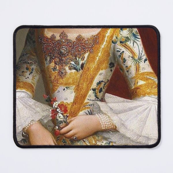 Item preview, Woman With Embroidered Dress Renaissance Painting  designed and sold by Bellathewilde.