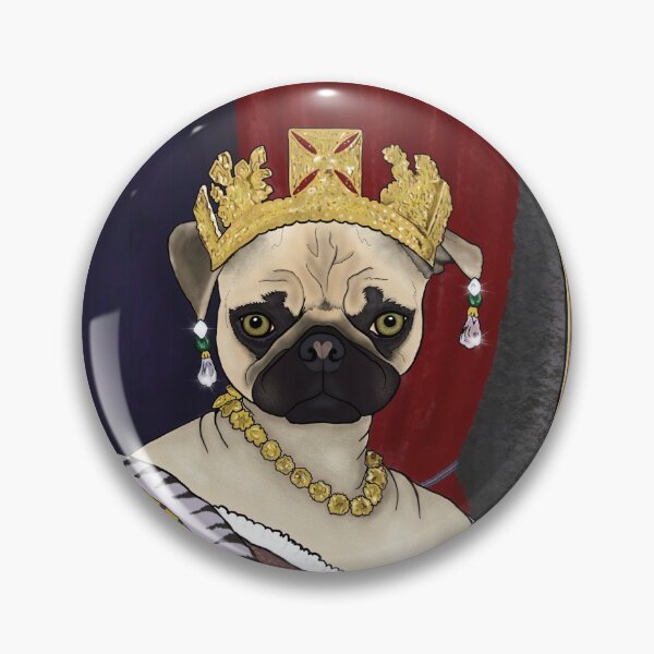 Item preview, Queen Pugtoria designed and sold by FivePugs.