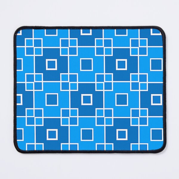 Item preview, Blue Squares Geometric Pattern designed and sold by LaRoach Digital Arts.