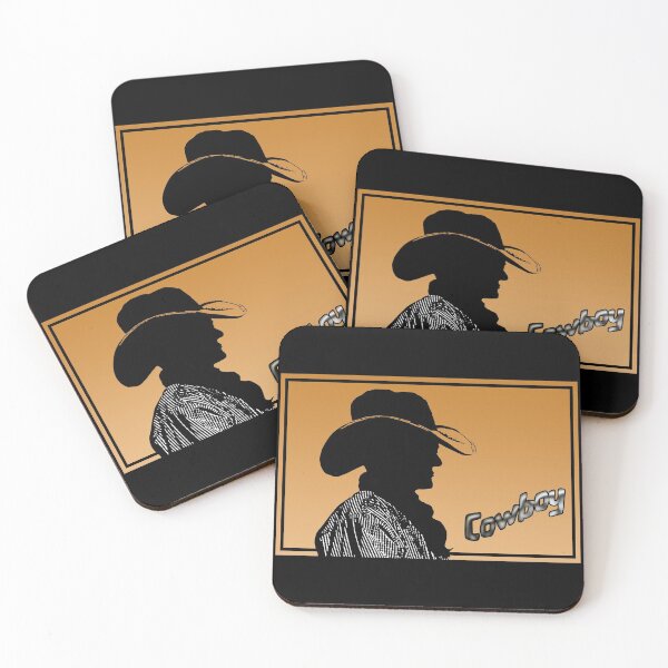 Item preview, Cowboy Silhouette Portrait designed and sold by CarolM.