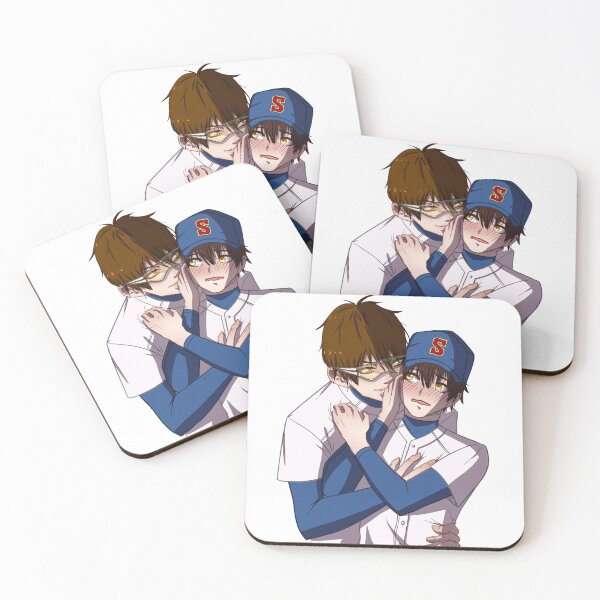 Item preview, Sawamura Eijun x Miyuki Kazuya, Ace of Diamond fanart designed and sold by Anilokin.