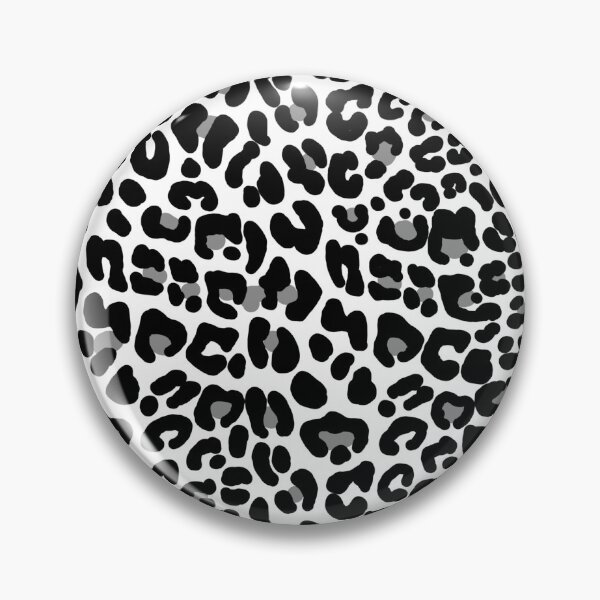 Item preview, Black and White Snow Leopard Print Inspired Pattern designed and sold by Gerhanj.