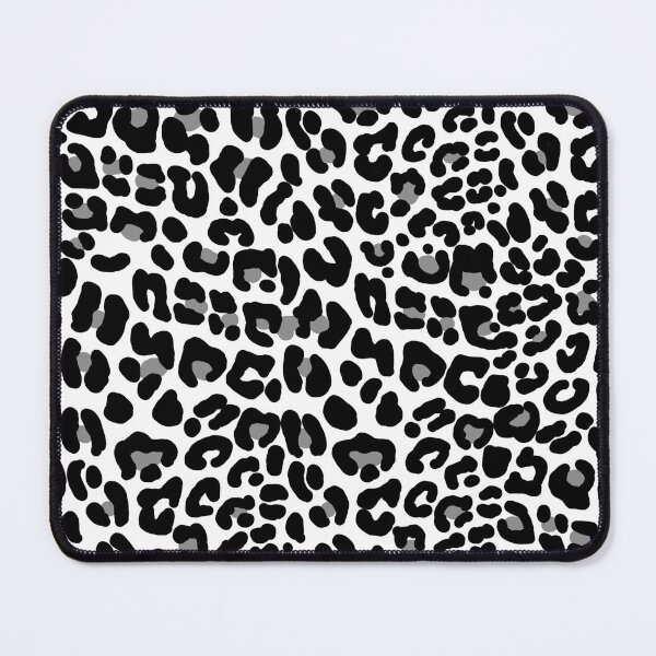 Item preview, Black and White Snow Leopard Print Inspired Pattern designed and sold by Gerhanj.