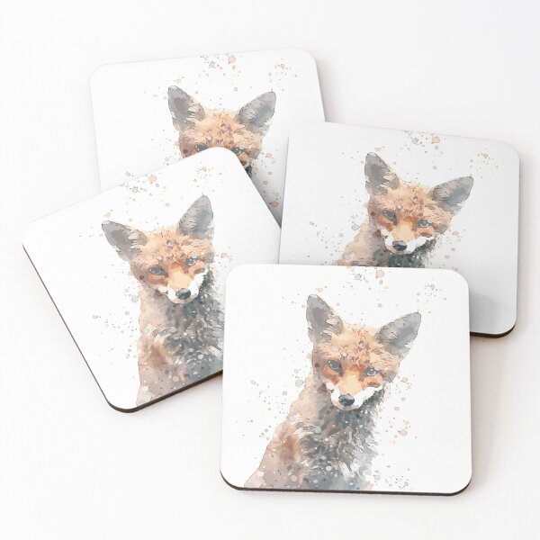 Item preview, Fox animal watercolor designed and sold by MystiS.