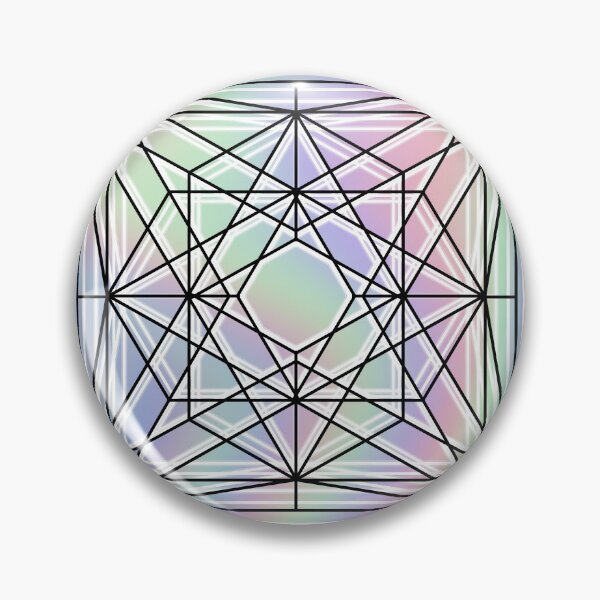 Item preview, Abstract Geometric Imagination 07  designed and sold by HeliMalereiArt.