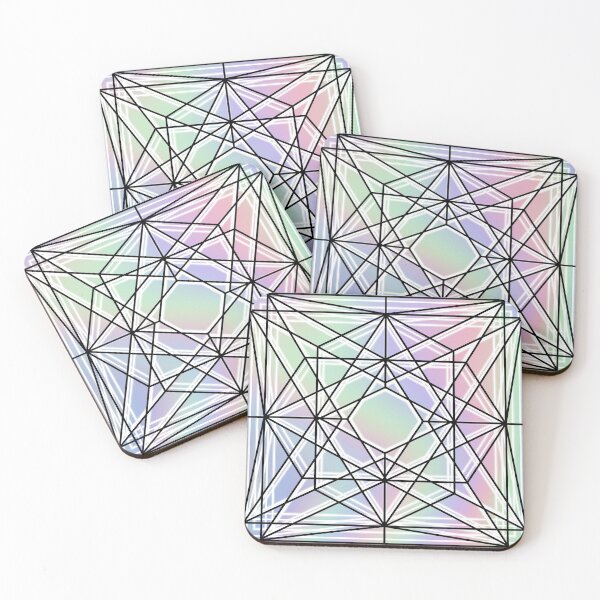 Item preview, Abstract Geometric Imagination 07  designed and sold by HeliMalereiArt.