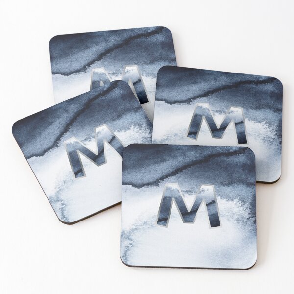 Item preview, Watercolor Monogram M designed and sold by raymondwarenyc.