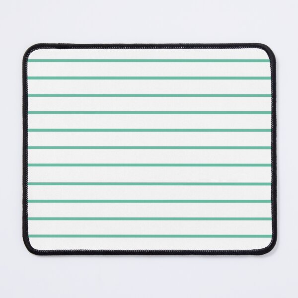 Item preview, Narrow aqua and white stripes 3 designed and sold by LittleBettyMakes.