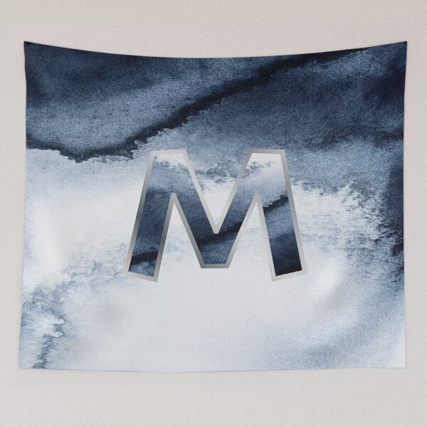 Item preview, Watercolor Monogram M designed and sold by raymondwarenyc.