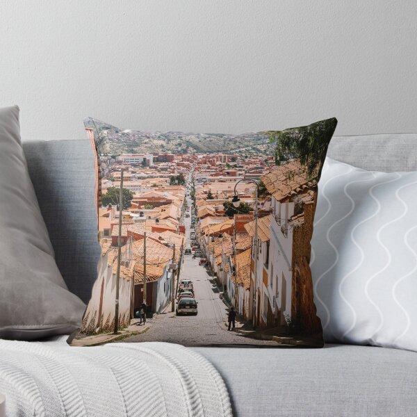 Item preview, La vida cotidiana en una calle de Sucre, Bolivia designed and sold by photofelix-.