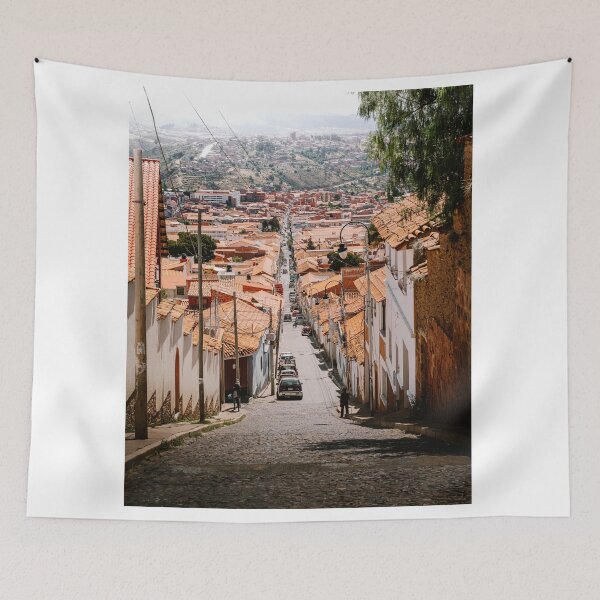 Item preview, Daily life in a street in Sucre, Bolivia designed and sold by photofelix-.