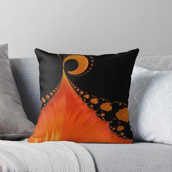 Item preview, Orange & Black Fractal designed and sold by potatoegoat.