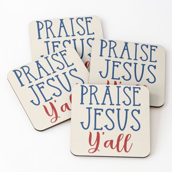Item preview, Praise Jesus Y'all - Funny Southern Christian Faith designed and sold by Krysanthe.