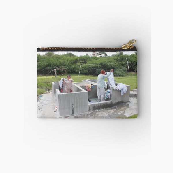 Item preview, Laundry on the Musi in Hyderabad designed and sold by Andrew  Makowiecki.