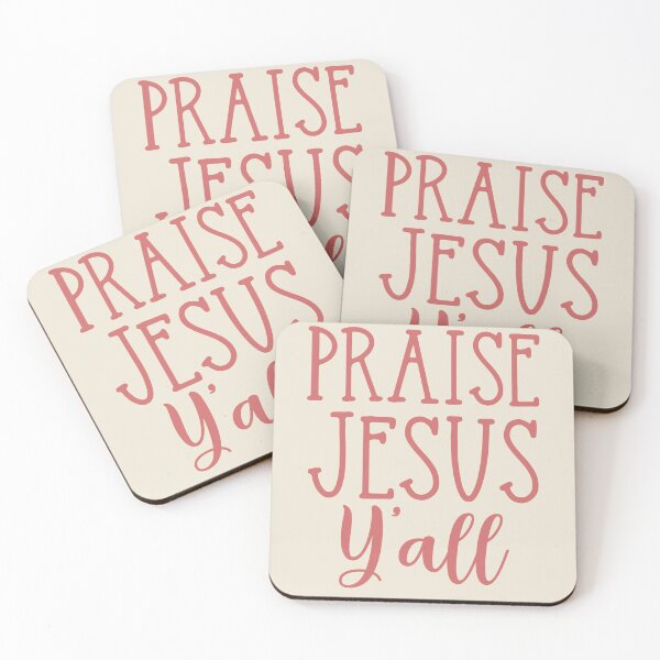 Item preview, Praise Jesus Y'all - Funny Southern Christian Faith designed and sold by Krysanthe.