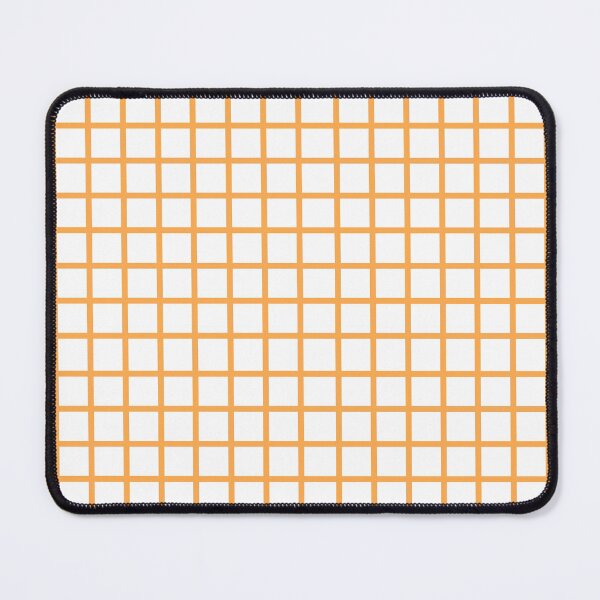 Item preview, Retro style orange and white check designed and sold by LittleBettyMakes.