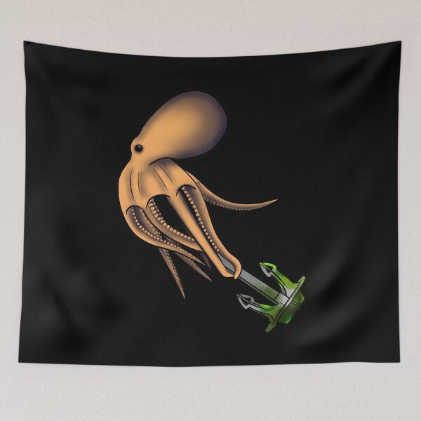 Artikelvorschau, Octopus with Anchor entworfen und verkauft von AuraWalker1.