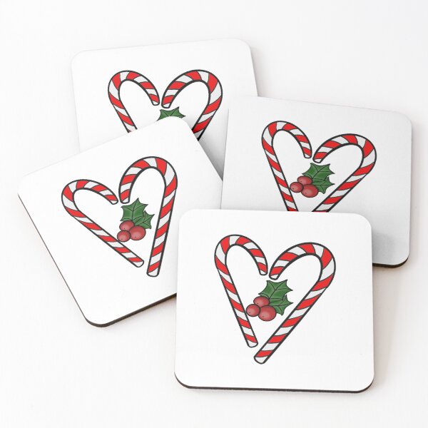 Item preview, Heart shaped candy cane  designed and sold by morganbethdraws.