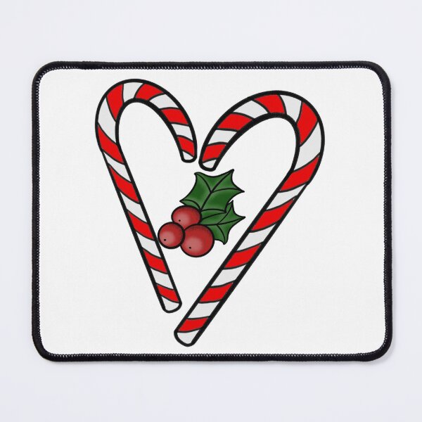 Item preview, Heart shaped candy cane  designed and sold by morganbethdraws.