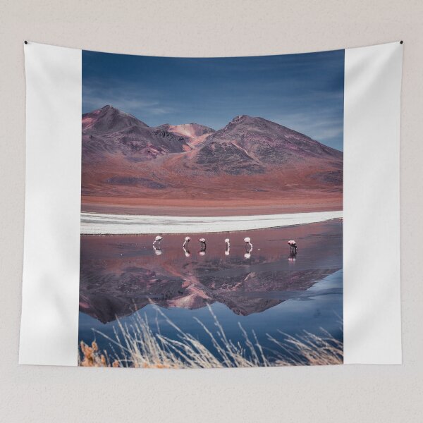 Item preview, Bolivian highland flamingos | Bolivia designed and sold by photofelix-.