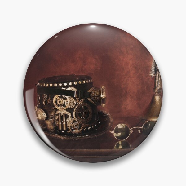Item preview, Steampunk spectacle shotgun hat designed and sold by Cinzia Murgia.
