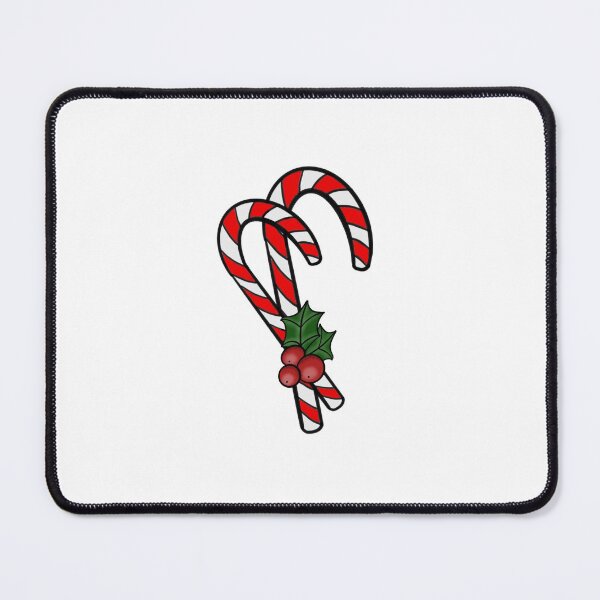 Item preview, Two candy canes with holly  designed and sold by morganbethdraws.