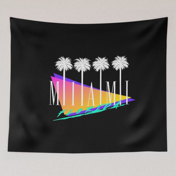 Item preview, Miami Beach Palm Trees Retro designed and sold by Kolsab.