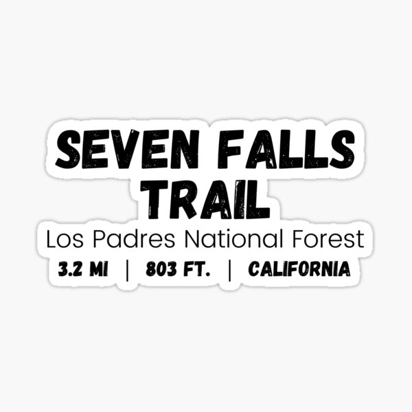 Seven Falls Trail Los Padres National Forest California Hiking Trail