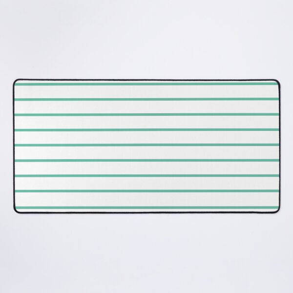 Item preview, Narrow aqua and white stripes 3 designed and sold by LittleBettyMakes.