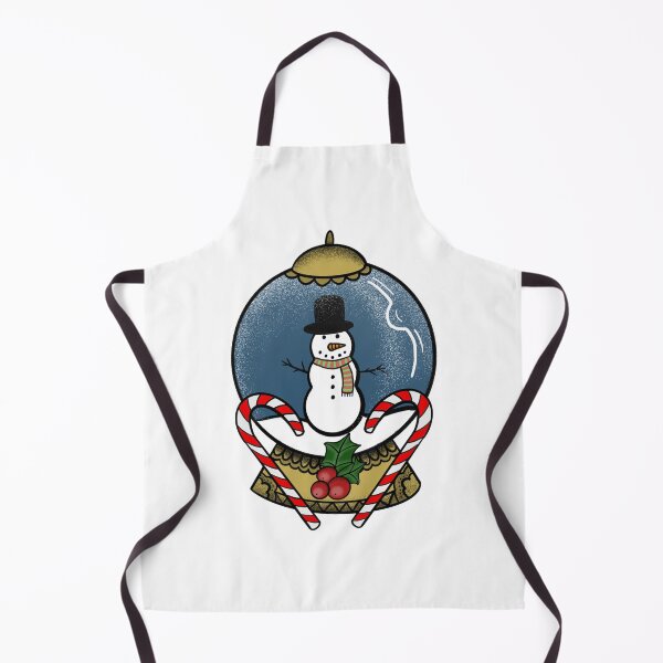 Item preview, Snowman Christmas snow globe - traditional tattoo designed and sold by morganbethdraws.