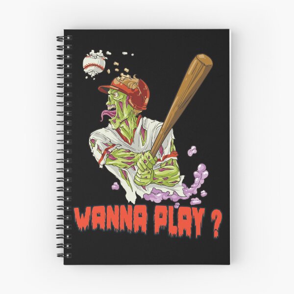 Item preview, Wanna play? Zombie Baseball Player designed and sold by Printed-Memes.