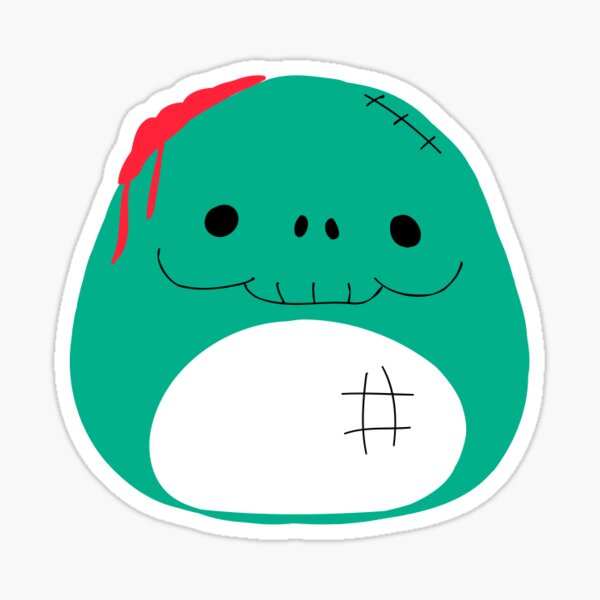 "Zachary Squishmallow " Sticker for Sale by MadebyMariana Redbubble