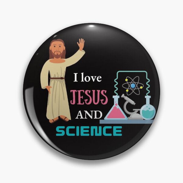 Item preview, I love Jesus AND Science designed and sold by CheekyGrace.