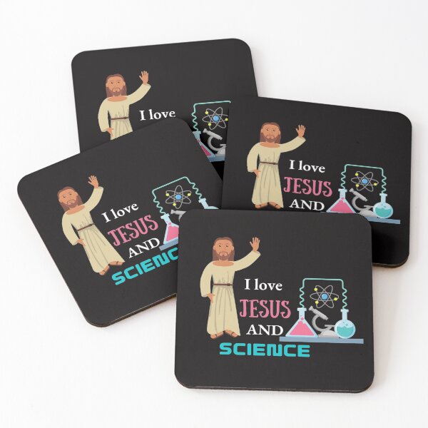 Item preview, I love Jesus AND Science designed and sold by CheekyGrace.