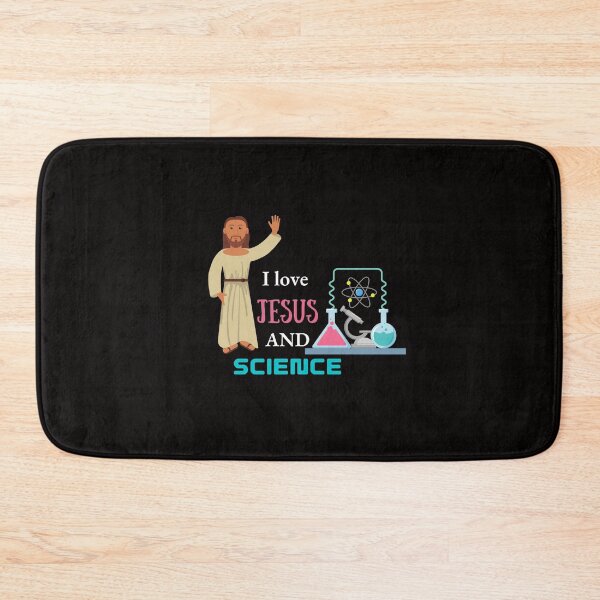 Item preview, I love Jesus AND Science designed and sold by CheekyGrace.