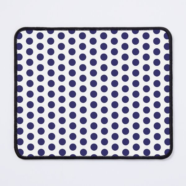 Item preview, Navy blue polkadots on white designed and sold by LittleBettyMakes.