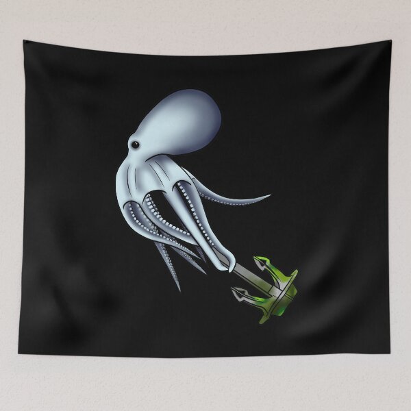 Artikelvorschau, Octopus with Anchor entworfen und verkauft von AuraWalker1.