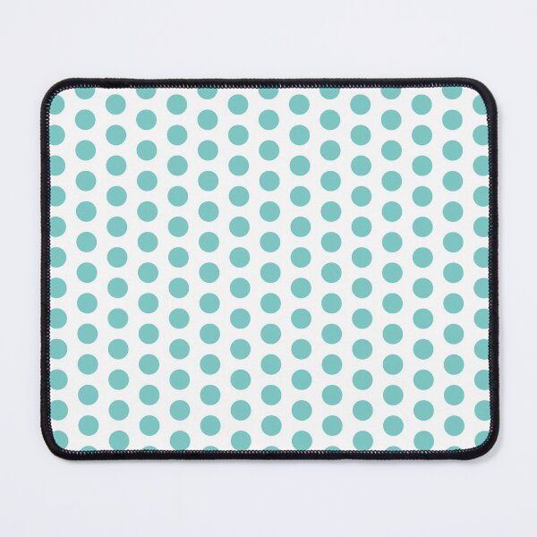 Item preview, Turquoise polkadots on white designed and sold by LittleBettyMakes.