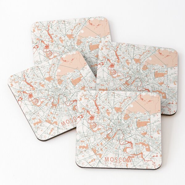 Item preview, Moscow City Map of Russia - Bohemian designed and sold by deMAP.
