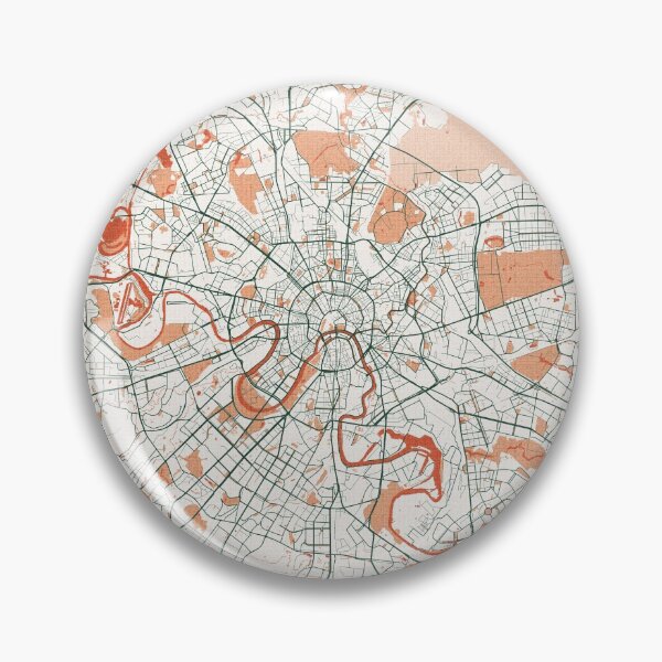 Item preview, Moscow City Map of Russia - Bohemian designed and sold by deMAP.
