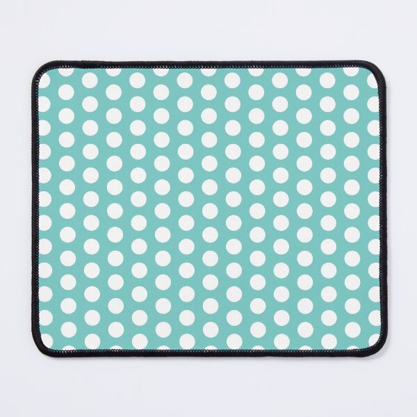 Item preview, White polkadots on turquoise designed and sold by LittleBettyMakes.