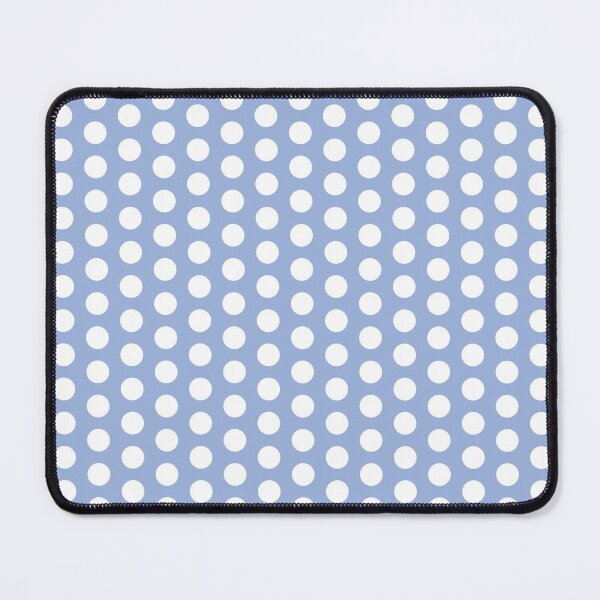 Item preview, White polkadots on sky blue designed and sold by LittleBettyMakes.