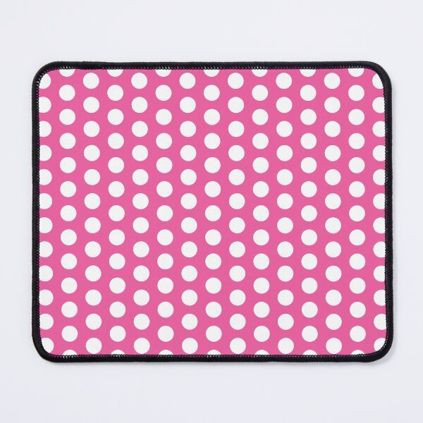 Item preview, White polkadots on mid pink designed and sold by LittleBettyMakes.