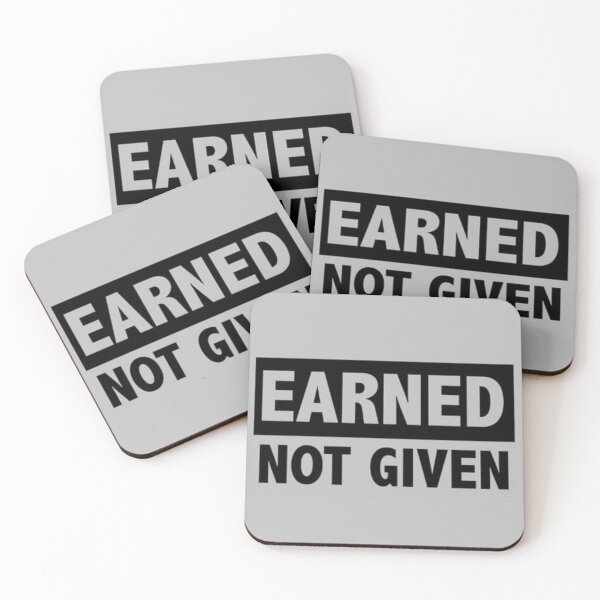 Item preview, Earned Not Given designed and sold by gameshowfan2001.